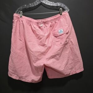 Vintage Peter Millar Pink White Micro Checkered Shorts Sz XL